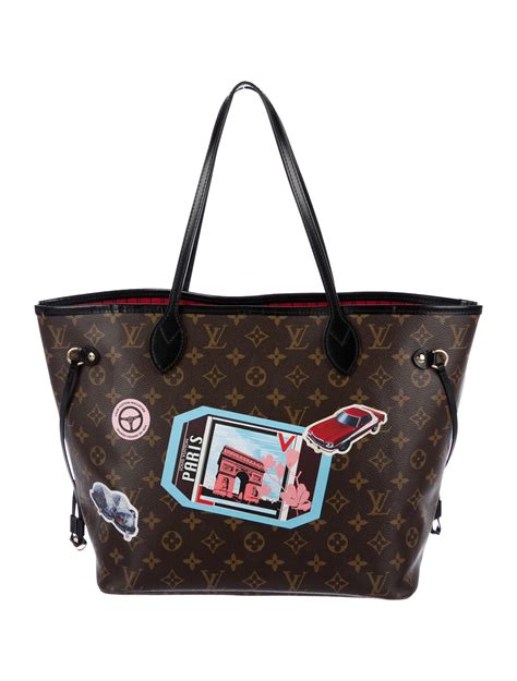 Louis Vuitton Monogram World Tour Neverfull MM .